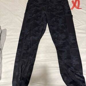 Black Camouflage Joggers